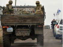 украинские военные и ОБСЕ