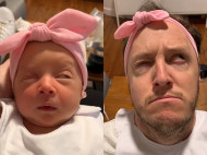Папа-ютубер прославился видео, на котором копирует разнообразные выражения лица своей полуторамесячной дочери 