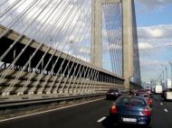 В Киеве накануне выходных ограничат движение на Южном мосту