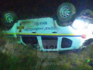 Под Ивано-Франковском поезд протаранил машину Нацгвардии: три человека попали в больницу (фото)