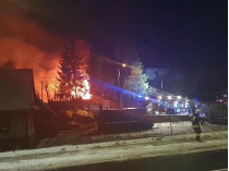 пожар в Щирке