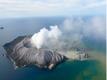 вулкан на острове Уайт-Айленд в Новой Зеландии