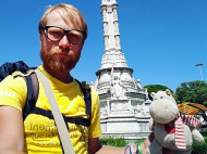 «В Италии из депрессии меня вывели наши заробитчанки»: украинец прошел пешком от Киева до Лиссабона