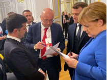Зеленский, Макрон и Меркель