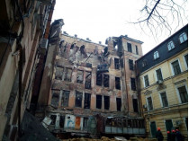 здание одесского колледжа после пожара 