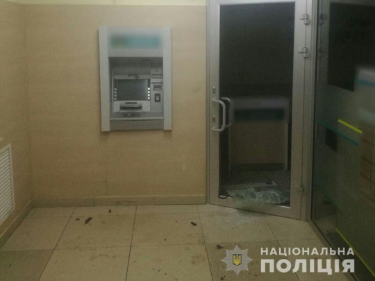 В ночь перед Рождеством в Харькове подорвали банкомат (фото)