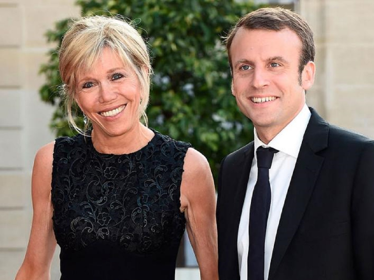Жена макрона сколько лет разница. Жена президента Франции Эммануэль. Эммануэль Макрон и его жена.