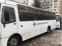 Под Одессой загорелся автобус с бойцами Нацгвардии