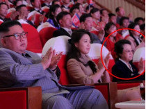 Ким Чен Ын с женой и тетей