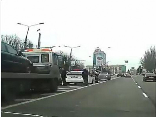 Эвакуация авто в Донецке