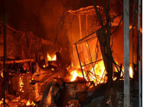 Пожар на 137-м причале Одессы