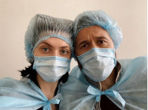 Сергей и Снежана Бабкины в больнице