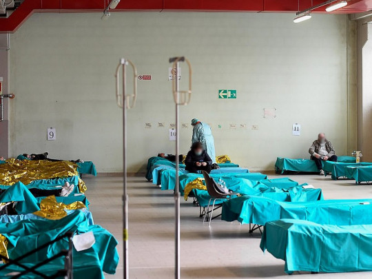 Больница с пациентами зараженными коронавирусом