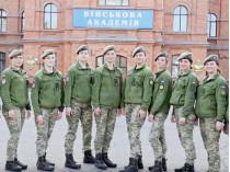 курсанты военной академии в Одессе