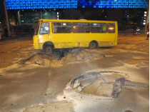 авария возле Осеan Plaza в Киеве