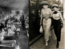 Фотографии, сделанные во время пандемии «испанки»