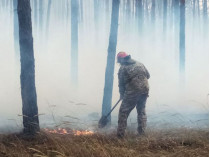 Пожар в Голосеево