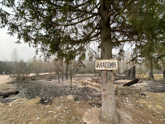 Руины: сгоревшее сео на Житомирщине сняли с дрона (видео)