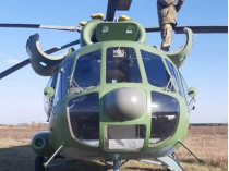 Вертолет под Киевом