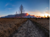 Огненный ад: шокирующие фото пожара в Чернобыльской зоне