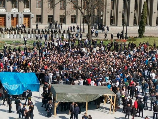 Протесты во Владикавказе