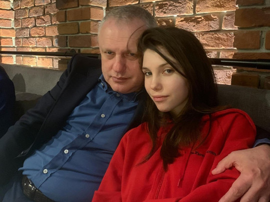 Игорь Суркис с дочерью Яной 