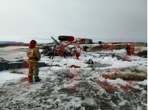 В России разбился военный вертолет, есть жертвы: фото с места ЧП