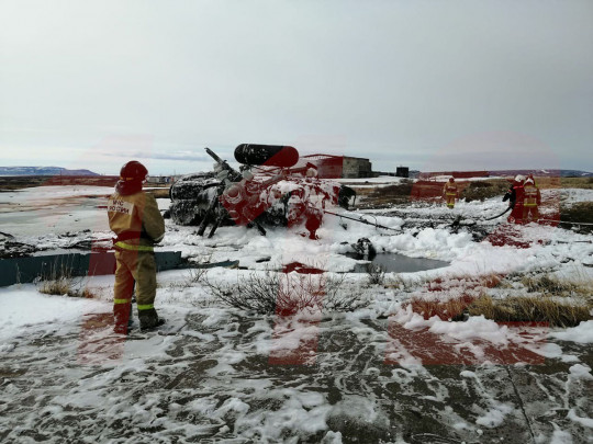 В России разбился военный вертолет, есть жертвы: фото с места ЧП