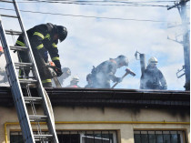 Пожар в кафе в Одессе