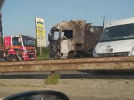 "Настоящий огненный ад": в сеть попало видео страшной аварии на трассе Киев — Чернигов