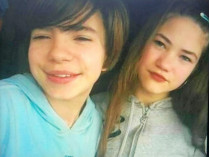 14-летняя Виктория Савка и 13-летняя Ирина Лукова