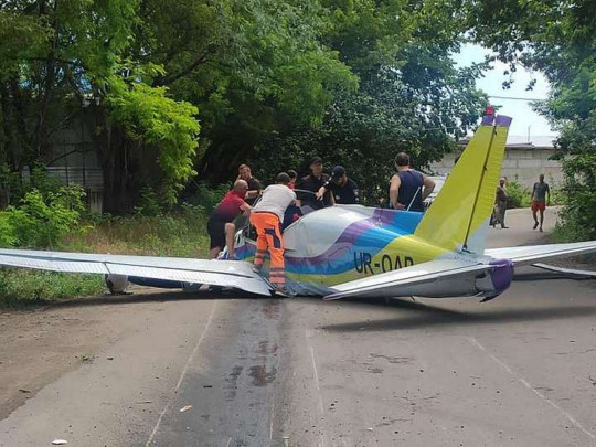 самолет упал в Одессе