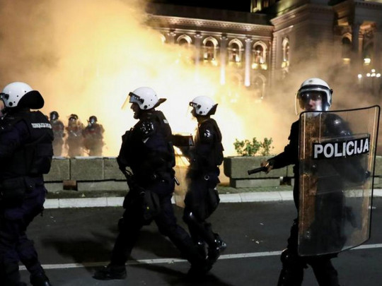 Полиция в Белграде