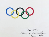 Рисунок олимпийских колец 
