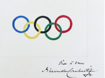Рисунок олимпийских колец 