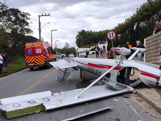Крушение самолета в Бразилии