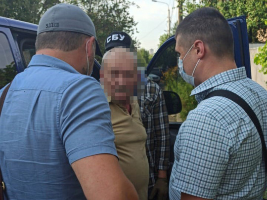 Задержание террориста в Киеве