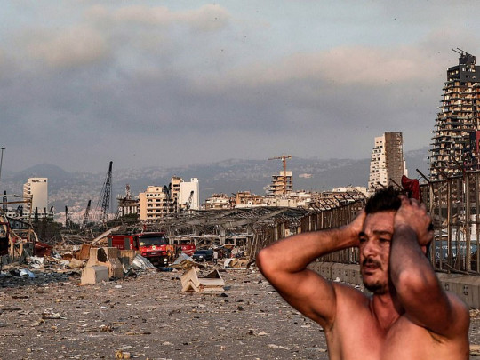 Бейрут после мощного взрыва