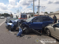 В тройном ДТП в Харькове пострадали двое детей: фото с места аварии