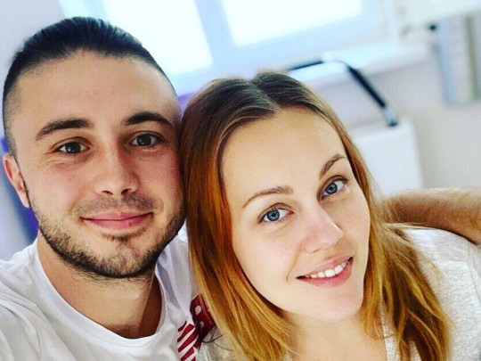 Тарас Тополя с женой
