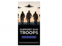 Плакат с военными