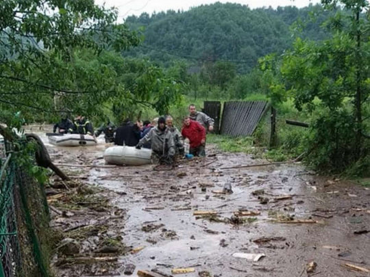 наводнение в западной Украине