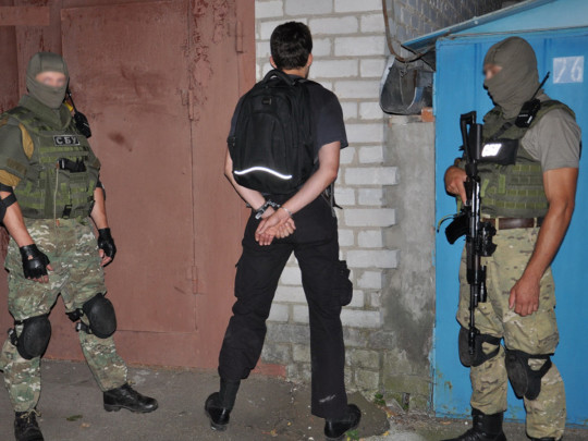 Задержание террористов в Житомире
