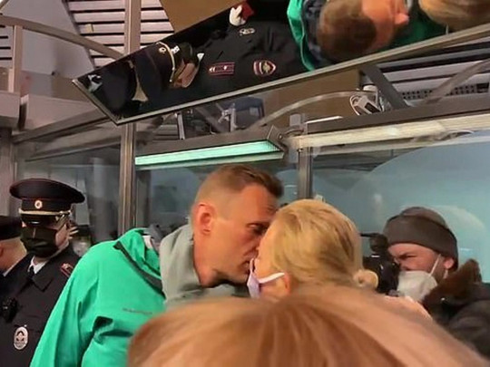 Алексей Навальный попрощался с женой