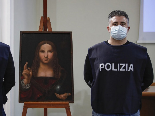 Полиция нашла украденную в Неаполе картину «Спаситель мира»