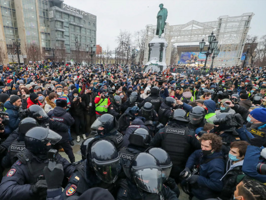 Протесты на Пушкинской площади