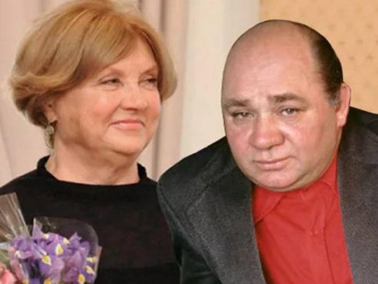 Евгений Леонов с супругой