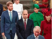 Принц Уильям, принц Гарри, Меган Маркл и другие члены королевской семьи