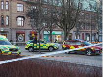 Место нападения на прохожих в Швеции