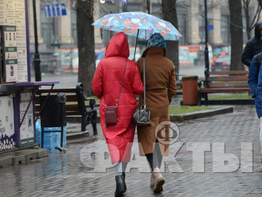 Девушки под зонтиками